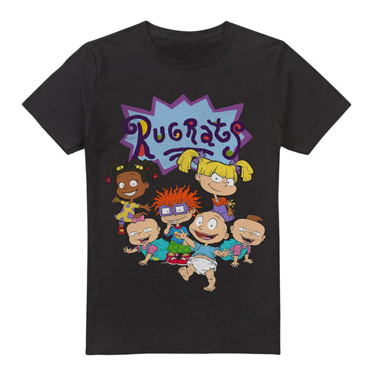 Black - Front - Rugrats Mens Group T-Shirt