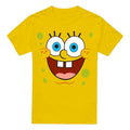 Yellow - Front - SpongeBob SquarePants Mens Goofy Smile Face T-Shirt