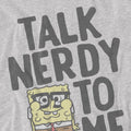 Sport Heather - Side - SpongeBob SquarePants Mens Talk Nerdy To Me T-Shirt
