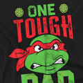 Black - Side - Teenage Mutant Ninja Turtles Mens One Tough Dad Fathers Day T-Shirt