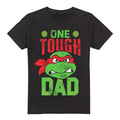 Black - Front - Teenage Mutant Ninja Turtles Mens One Tough Dad Fathers Day T-Shirt