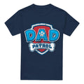 Navy - Front - Paw Patrol Mens Dad Patrol Fathers Day T-Shirt