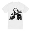 White - Front - The Godfather Mens Silhouette T-Shirt