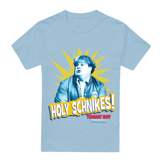 Light Blue - Front - Tommy Boy Mens Holy Schikes T-Shirt