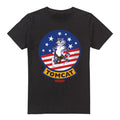 Black - Front - Top Gun Mens Tomcat Sigil T-Shirt