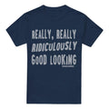 Navy - Front - Zoolander Mens Derek Zoolander T-Shirt