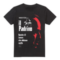 Black - Front - The Godfather Mens Italian Profile T-Shirt