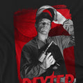 Black - Side - Dexter Mens See Saw T-Shirt