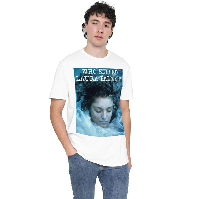 White - Lifestyle - Twin Peaks Mens Who Killed Laura T-Shirt