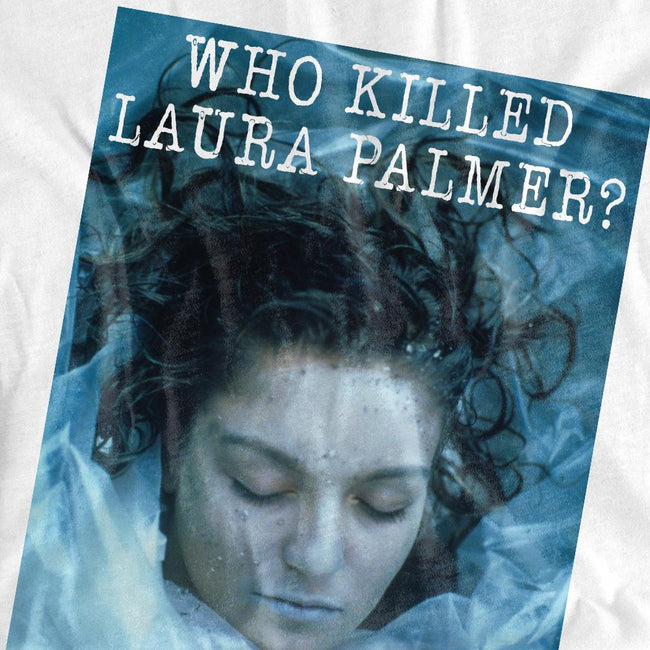 White - Pack Shot - Twin Peaks Mens Who Killed Laura T-Shirt