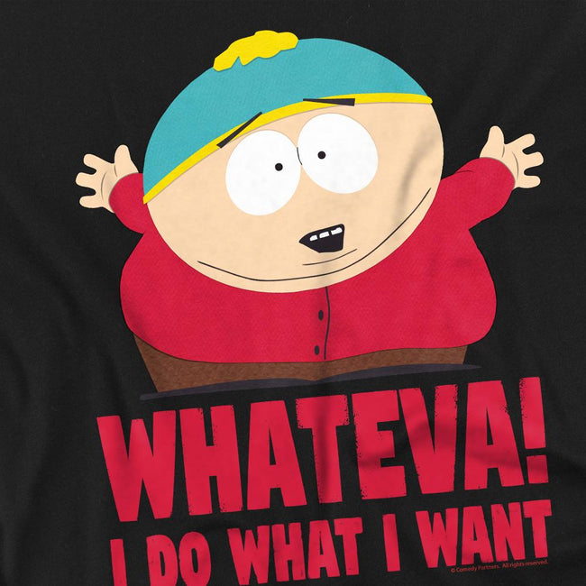 Black - Pack Shot - South Park Mens Whateva Eric Cartman T-Shirt