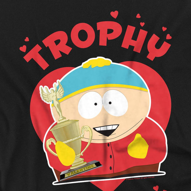 Black - Pack Shot - South Park Mens Trophy Boyfriend Eric Cartman Valentine`s Day T-Shirt