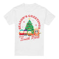 White - Front - South Park Mens Group Christmas T-Shirt