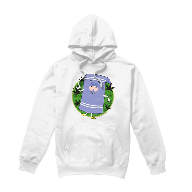 White - Front - South Park Mens Towelie Hoodie