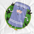White - Side - South Park Mens Towelie T-Shirt