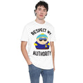 White - Side - South Park Mens Respect T-Shirt