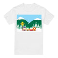 White - Front - South Park Mens Bus Stop T-Shirt
