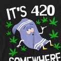 Black - Pack Shot - South Park Mens It´s 420 Somewhere Towelie T-Shirt