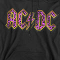 Black - Side - AC-DC Mens Animal Print Hoodie