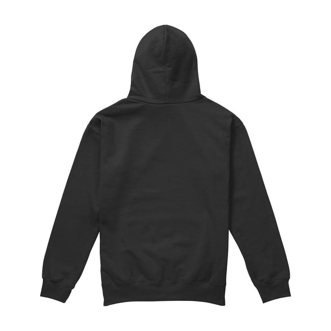 Black - Side - AC-DC Mens Checkerboard Gradient Logo Hoodie