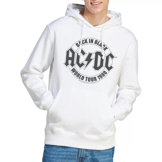 White - Side - AC-DC Mens Tour Emblem Hoodie