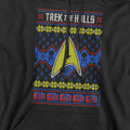 Black - Pack Shot - Star Trek Mens Trek the Halls Ugly Christmas Hoodie