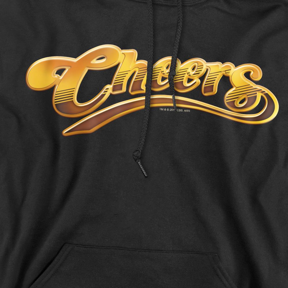 Black - Pack Shot - Cheers Mens Logo Hoodie