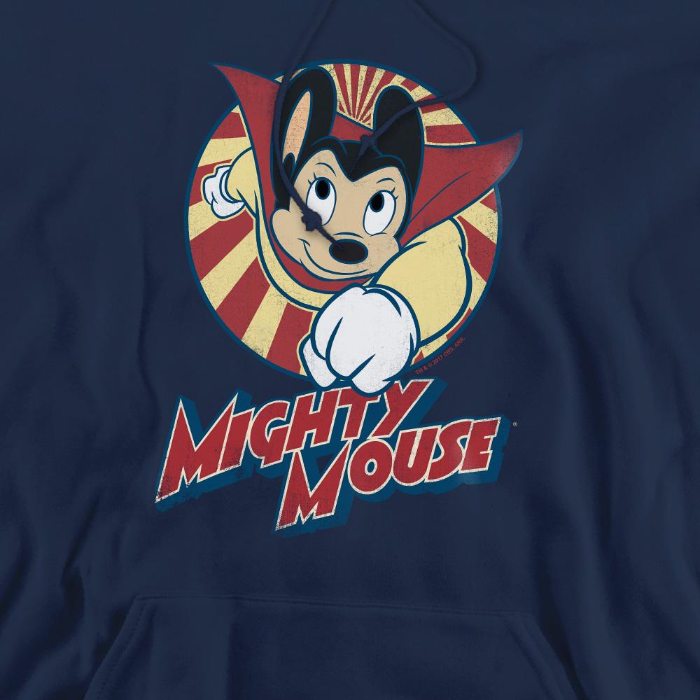 Navy - Pack Shot - Mighty Mouse Mens The One The Only Hoodie