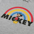 Sports Grey - Side - Disney Womens-Ladies Mickey Mouse Rainbow T-Shirt