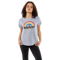 Sports Grey - Lifestyle - Disney Womens-Ladies Mickey Mouse Rainbow T-Shirt