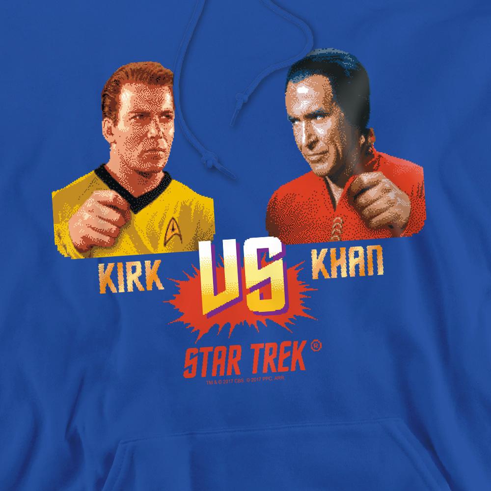 Royal Blue - Pack Shot - Star Trek Mens Kirk Vs Khan Hoodie