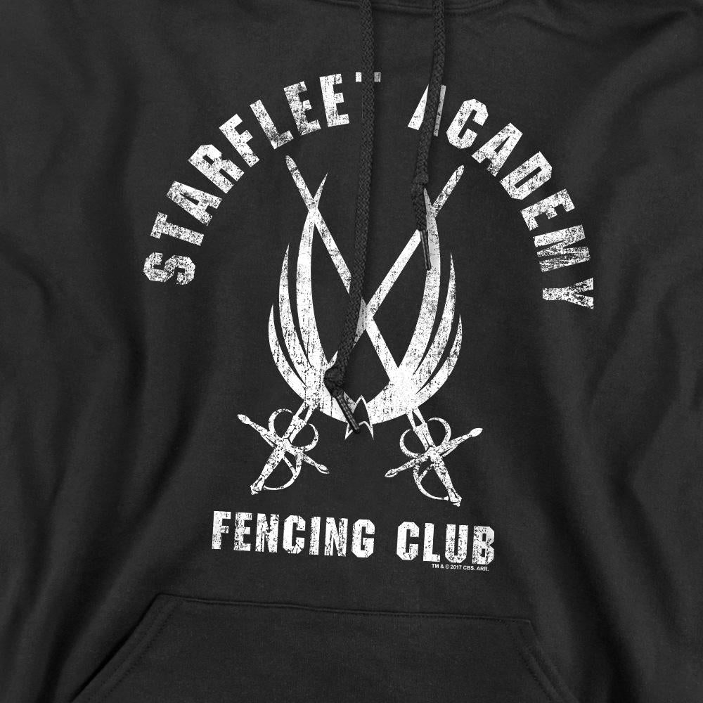 Black - Pack Shot - Star Trek Mens Fencing Club Hoodie