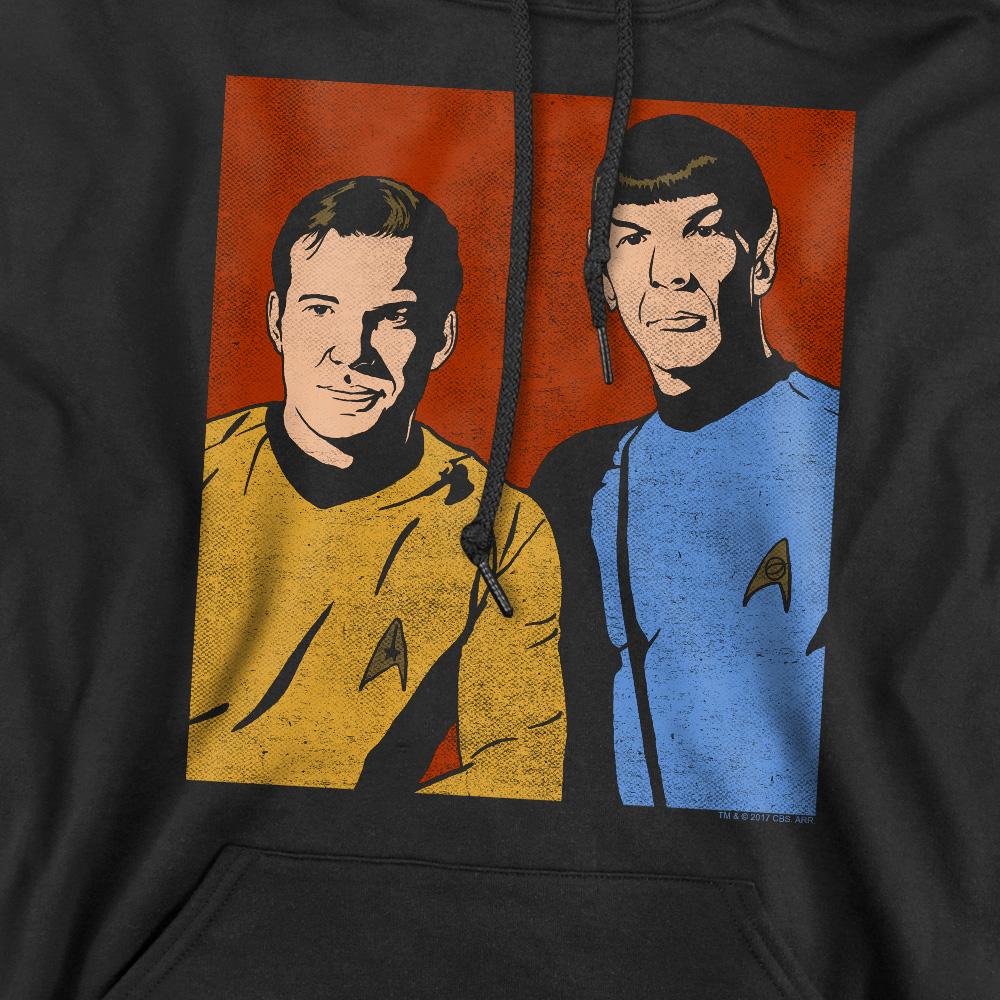 Black - Pack Shot - Star Trek Mens Friends Hoodie