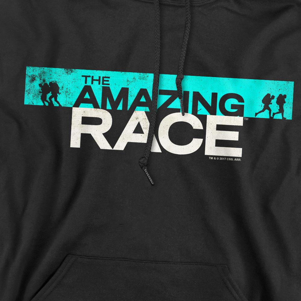 Black - Pack Shot - The Amazing Race Mens Bar Logo Hoodie