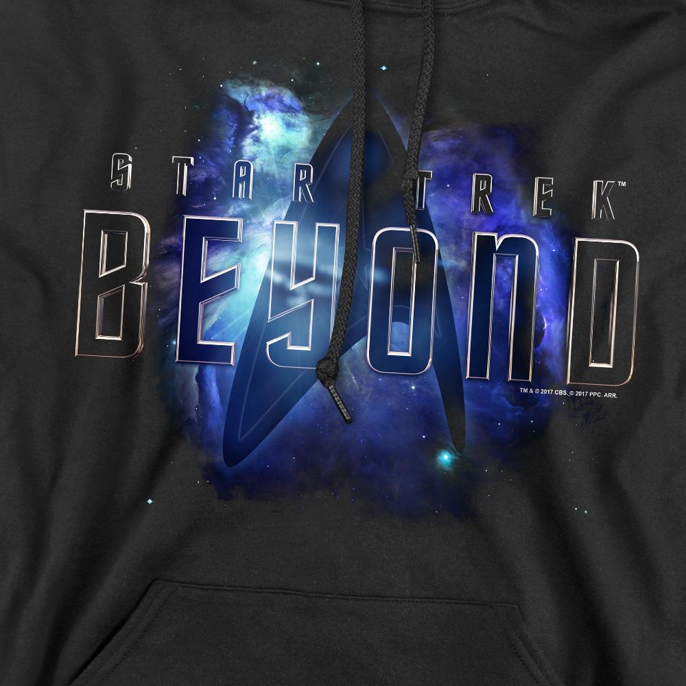 Black - Pack Shot - Star Trek Beyond Mens Galaxy Hoodie