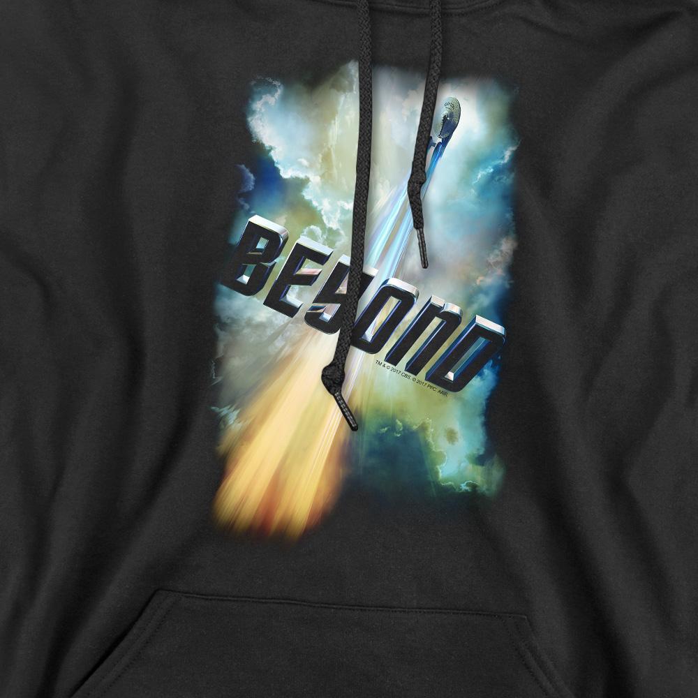 Black - Pack Shot - Star Trek Beyond Mens Poster Hoodie