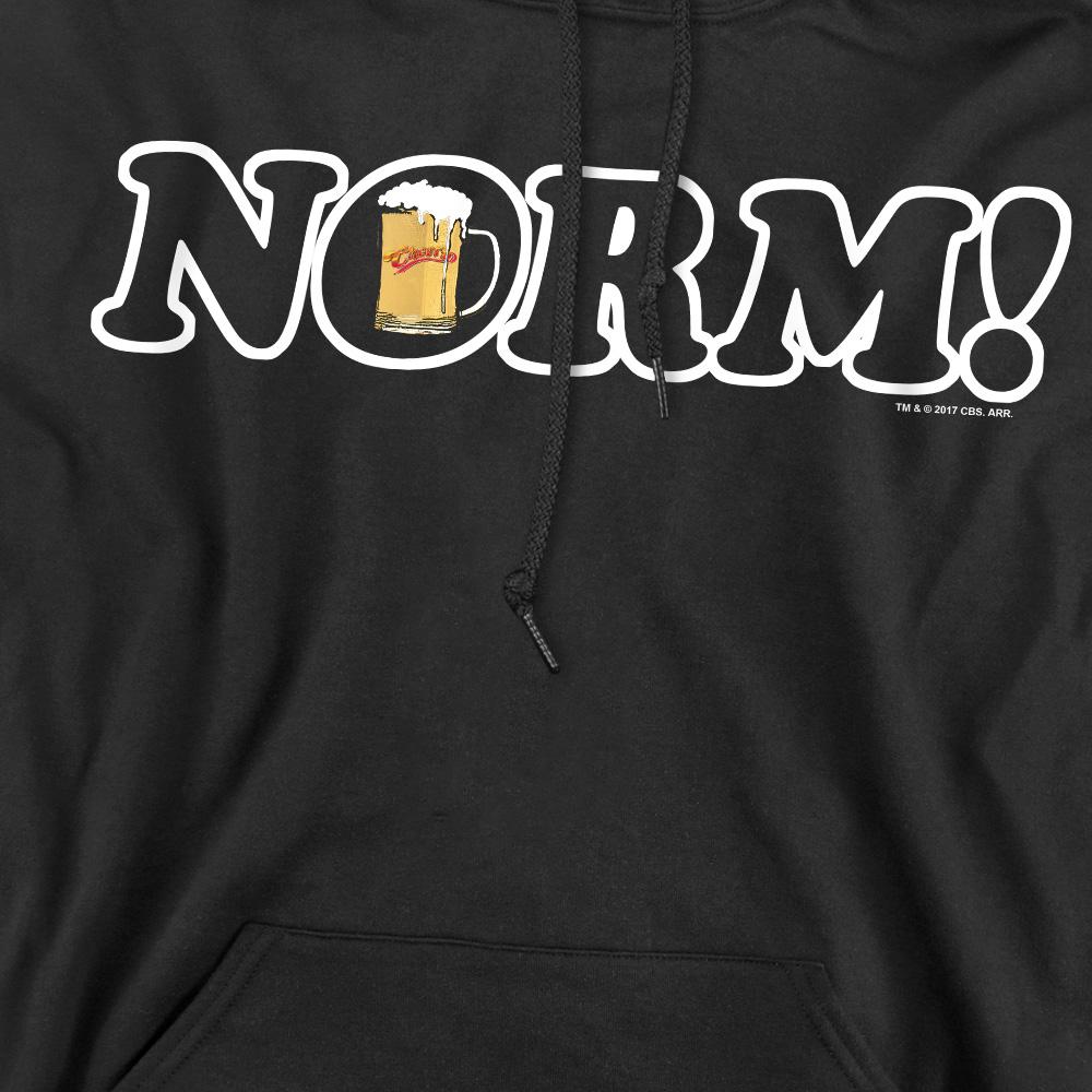 Black - Pack Shot - Cheers Mens Norm! Hoodie