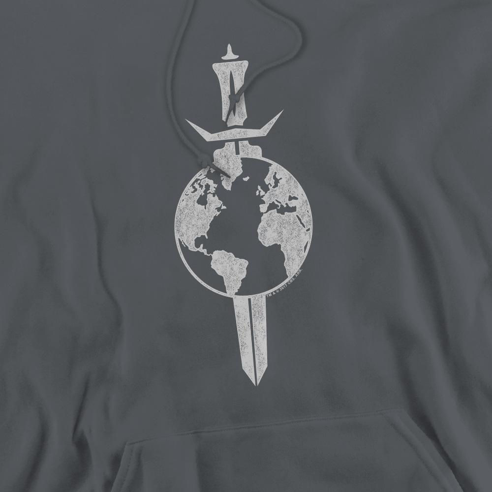 Charcoal - Pack Shot - Star Trek Mens Terran Empire Hoodie