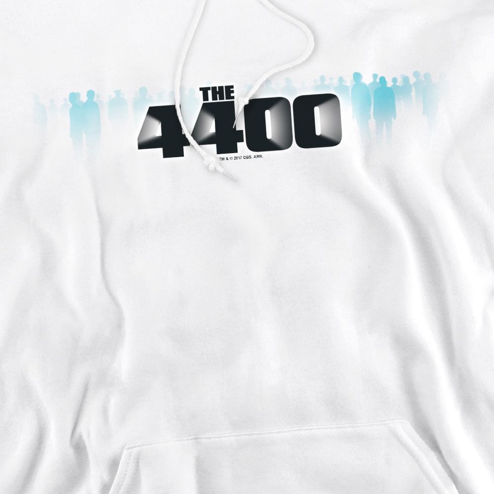 White - Pack Shot - The 4400 Mens Logo Hoodie