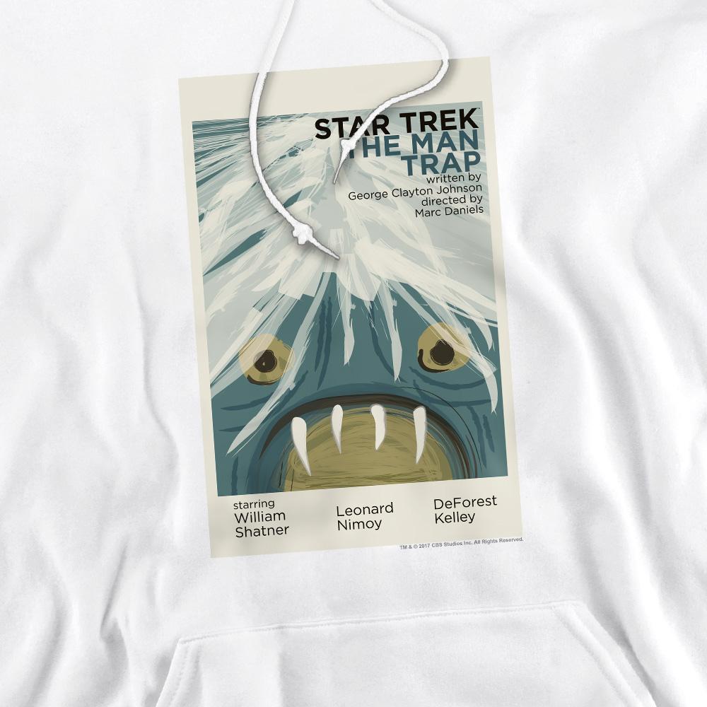 White - Pack Shot - Star Trek Mens The Original Series Episode 1 Hoodie