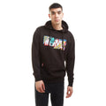 Black - Front - Marvel Mens Scrapbook Hoodie