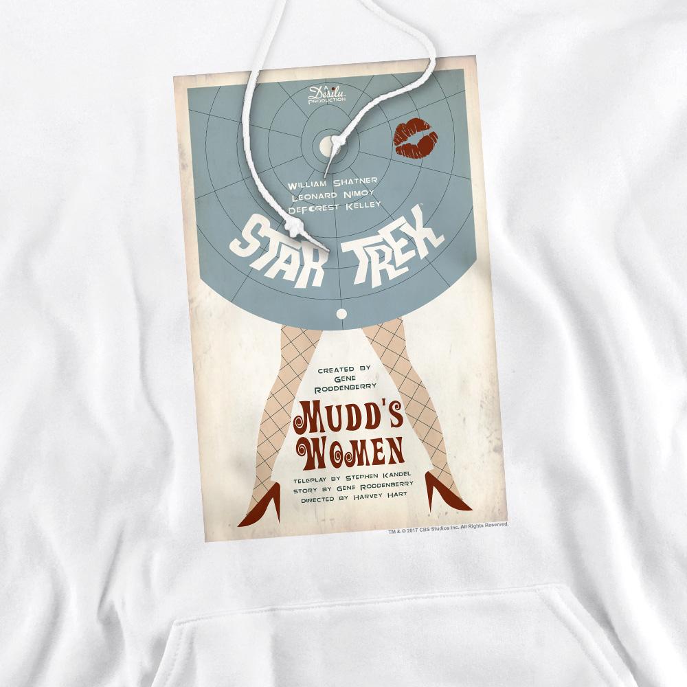 White - Pack Shot - Star Trek Mens The Original Series Episode 6 Hoodie