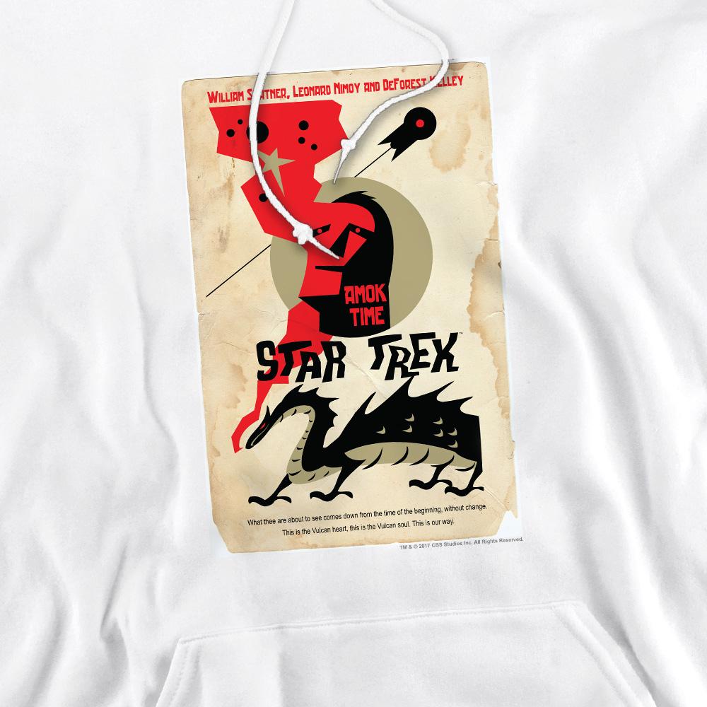 White - Pack Shot - Star Trek Mens The Original Series Episode 30 Hoodie