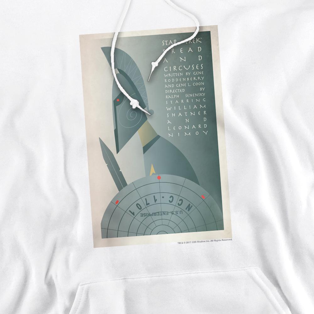 White - Pack Shot - Star Trek Mens The Original Series Episode 54 Hoodie