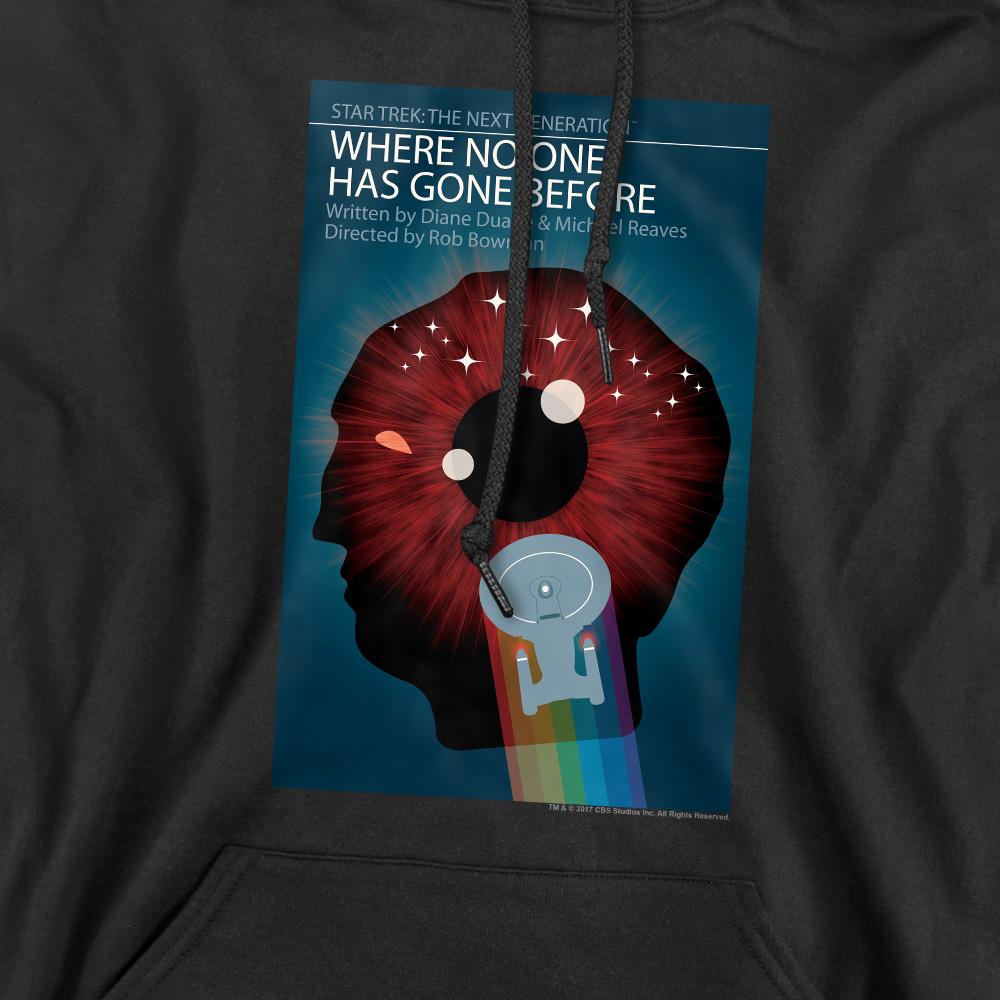 Black - Pack Shot - Star Trek Mens The Next Generation Season 1 Episode 6 Hoodie