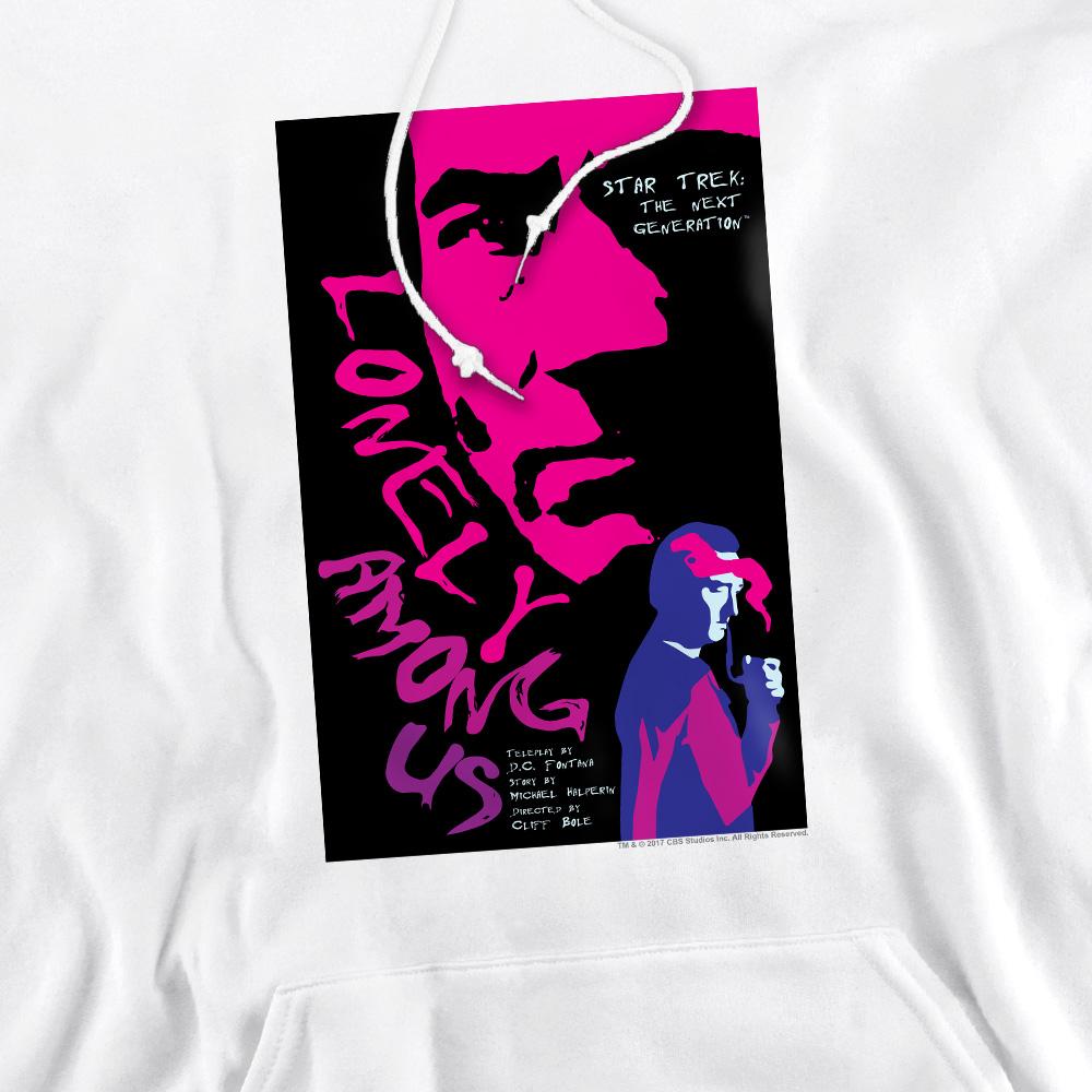 White - Pack Shot - Star Trek Mens The Next Generation Season 1 Episode 7 Hoodie