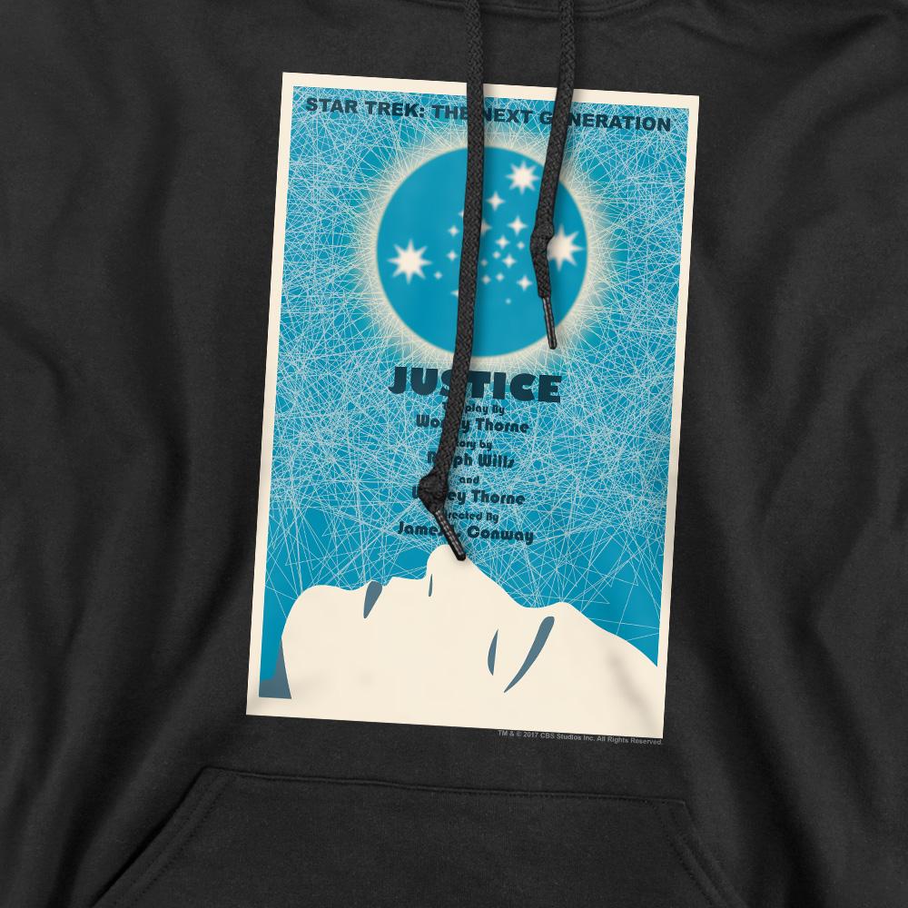 Black - Pack Shot - Star Trek Mens The Next Generation Season 1 Episode 8 Hoodie