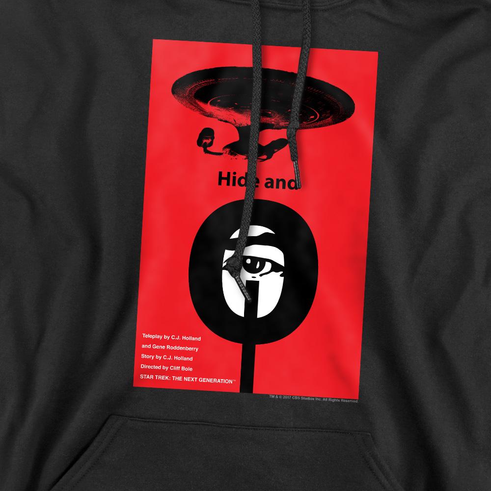 Black - Pack Shot - Star Trek Mens The Next Generation Season 1 Episode 10 Hoodie