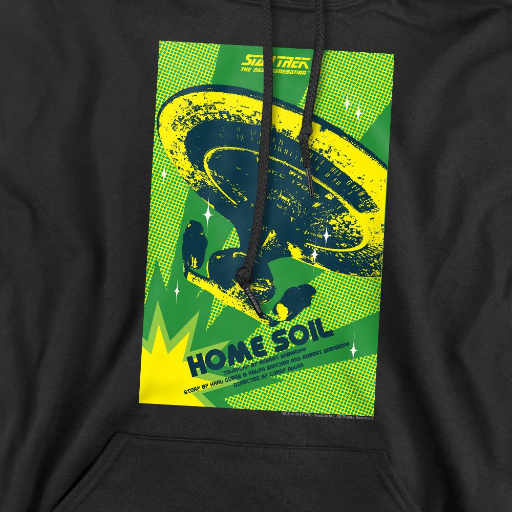 Black - Pack Shot - Star Trek Mens The Next Generation Season 1 Episode 18 Hoodie