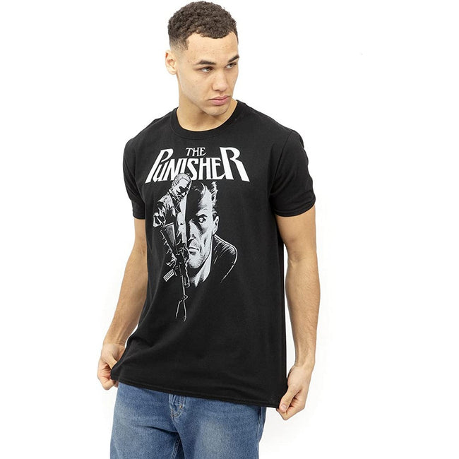 Black-White - Lifestyle - The Punisher Mens Rifle T-Shirt